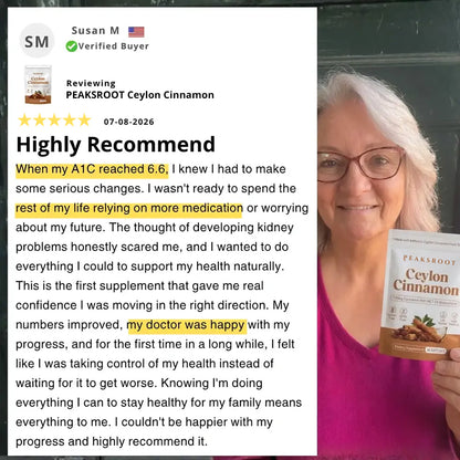 Ceylon Cinnamon 7200mg For Insulin Sensitivity